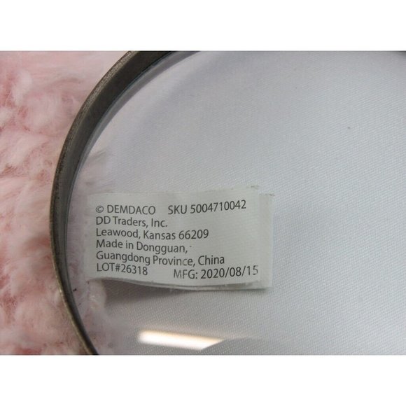 Demdaco Gracie Giraffe Rattle Blankie Plush Lovey Baby Security Blanket Cozies - Picture 9 of 9